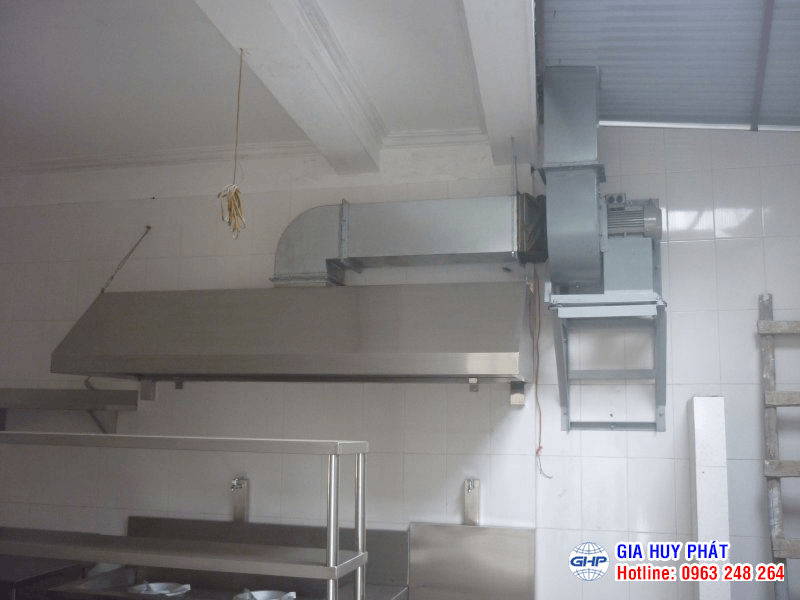 Hệ thống hút khói quán ăn